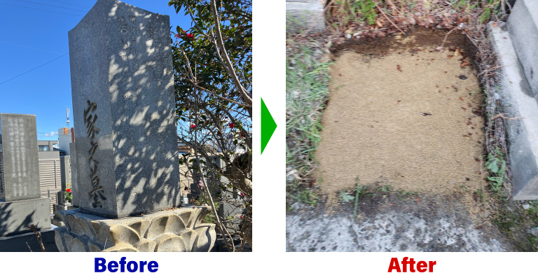 愛知県一宮市　公営墓地のお墓じまい