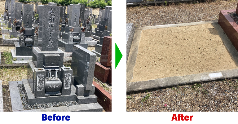 愛知県岡崎市　公営墓地のお墓じまい