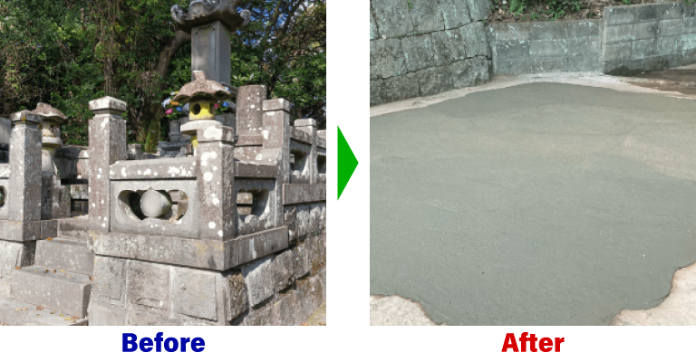 佐賀県大町町　寺墓地のお墓じまい
