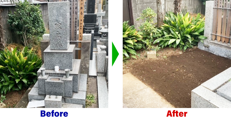 東京都多摩市 寺墓地のお墓じまい