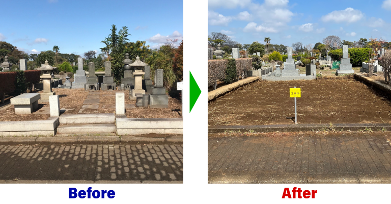 東京都台東区 公営墓地のお墓じまい